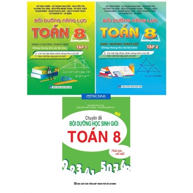 Combo Bồi Dưỡng Học Sinh Giỏi Toán Lớp 8 (Bộ 3 Cuốn)